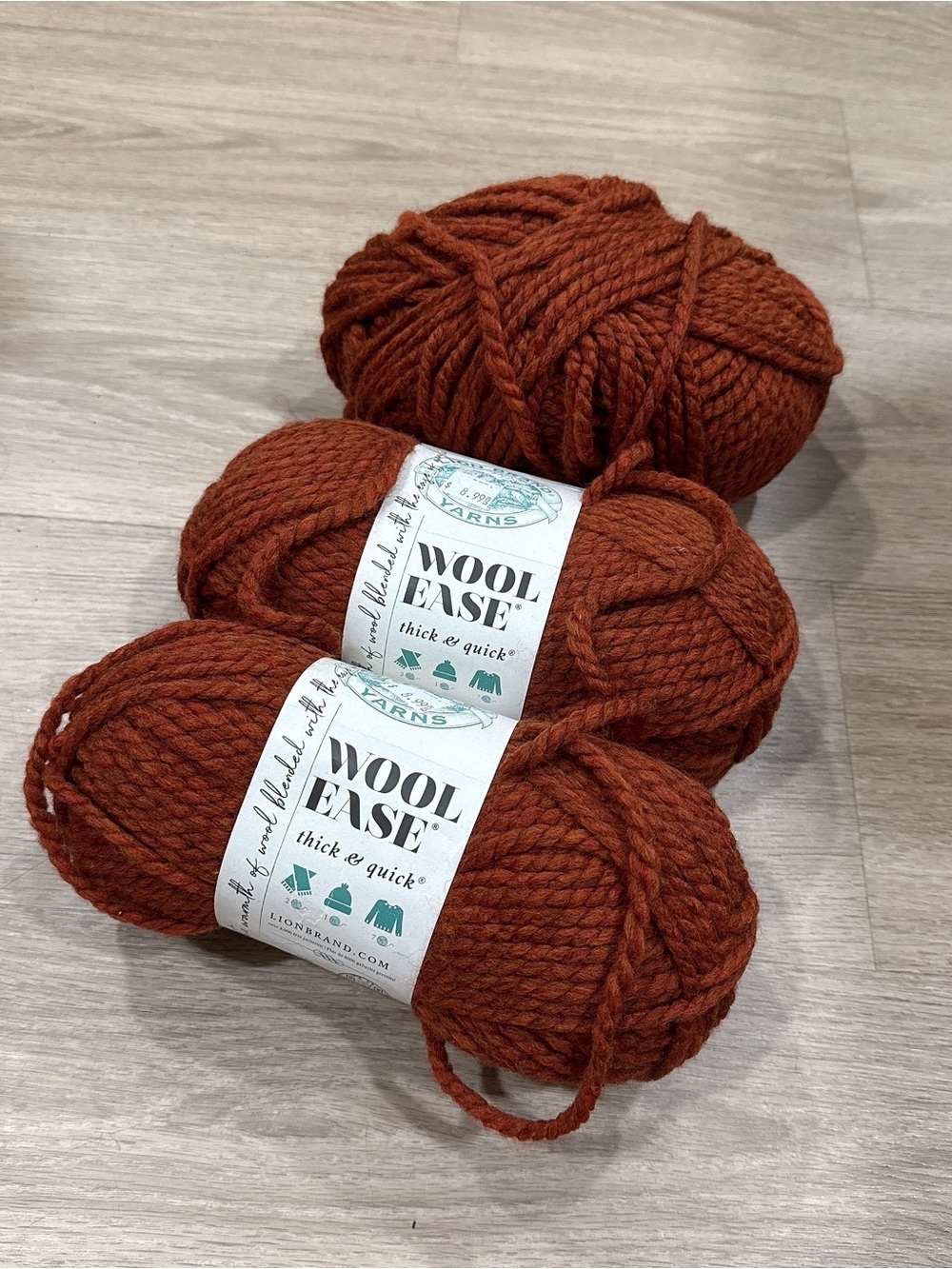 Wool Ease Thick & Quick Yarn - spice (3 Skeins